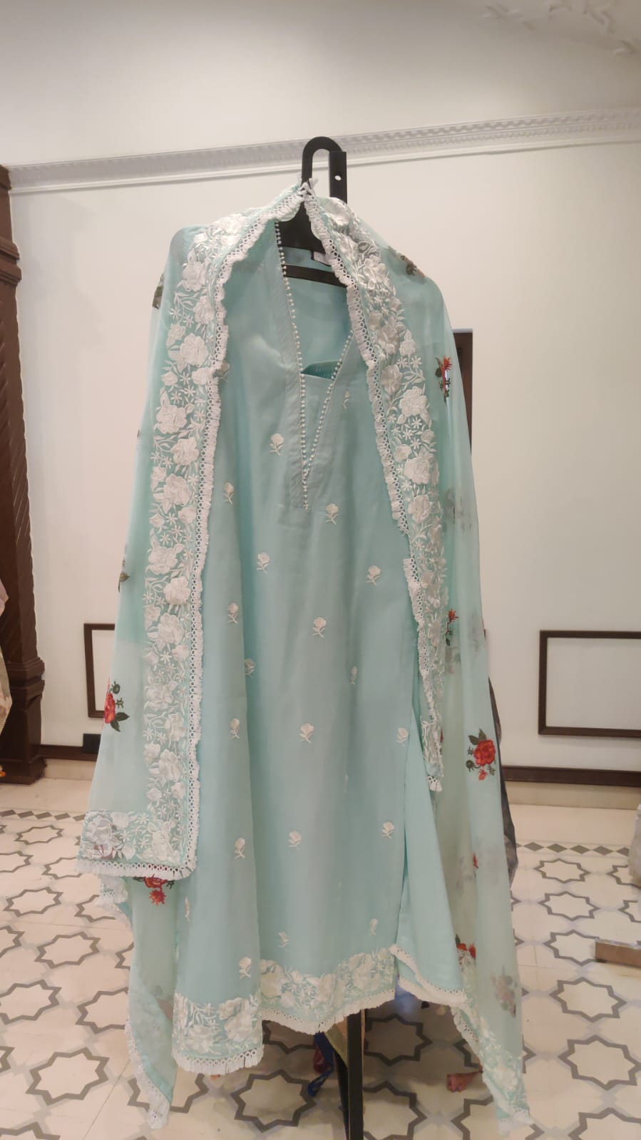 Mal Chanderi Parsi Gara Work -55