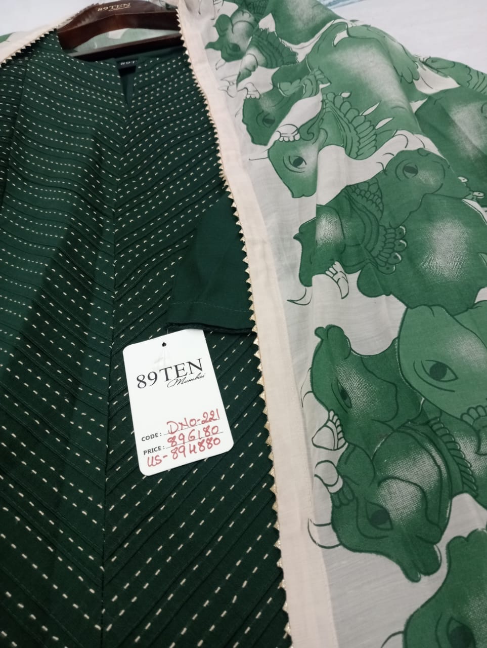 SoftSilk Pintex Katha Muslin Dup - 221