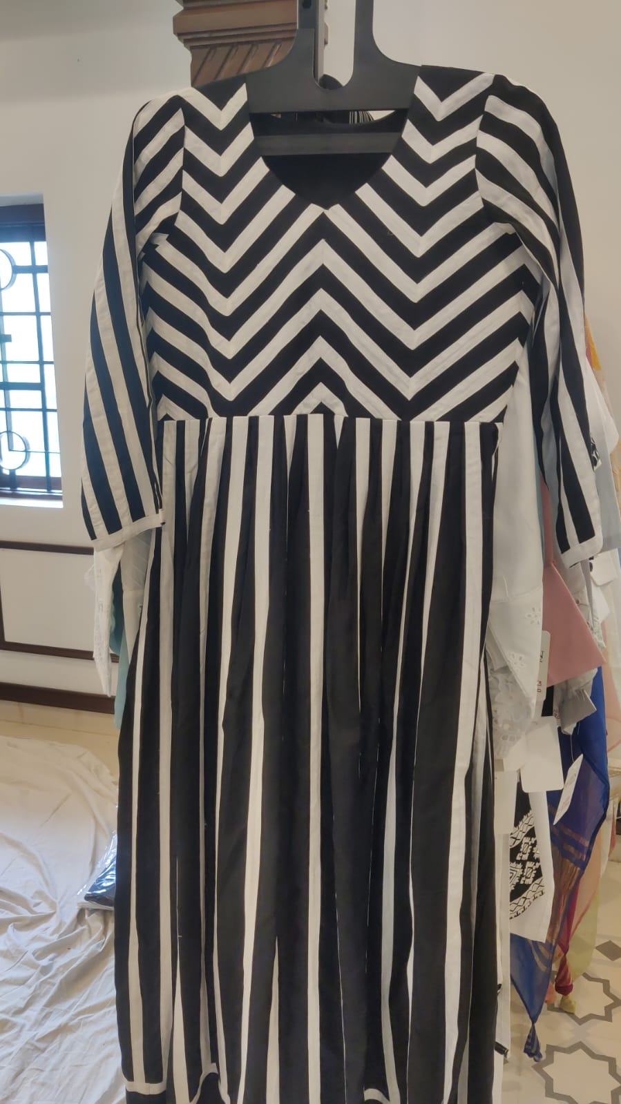 Muslin Patch Dresss 213