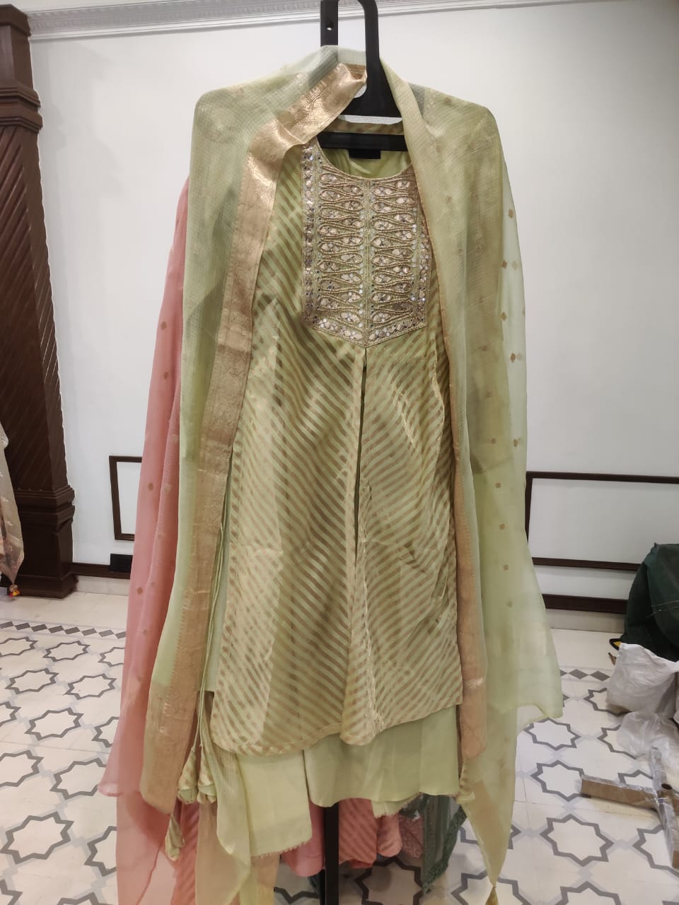 Chanderi Zari Stripe - 10