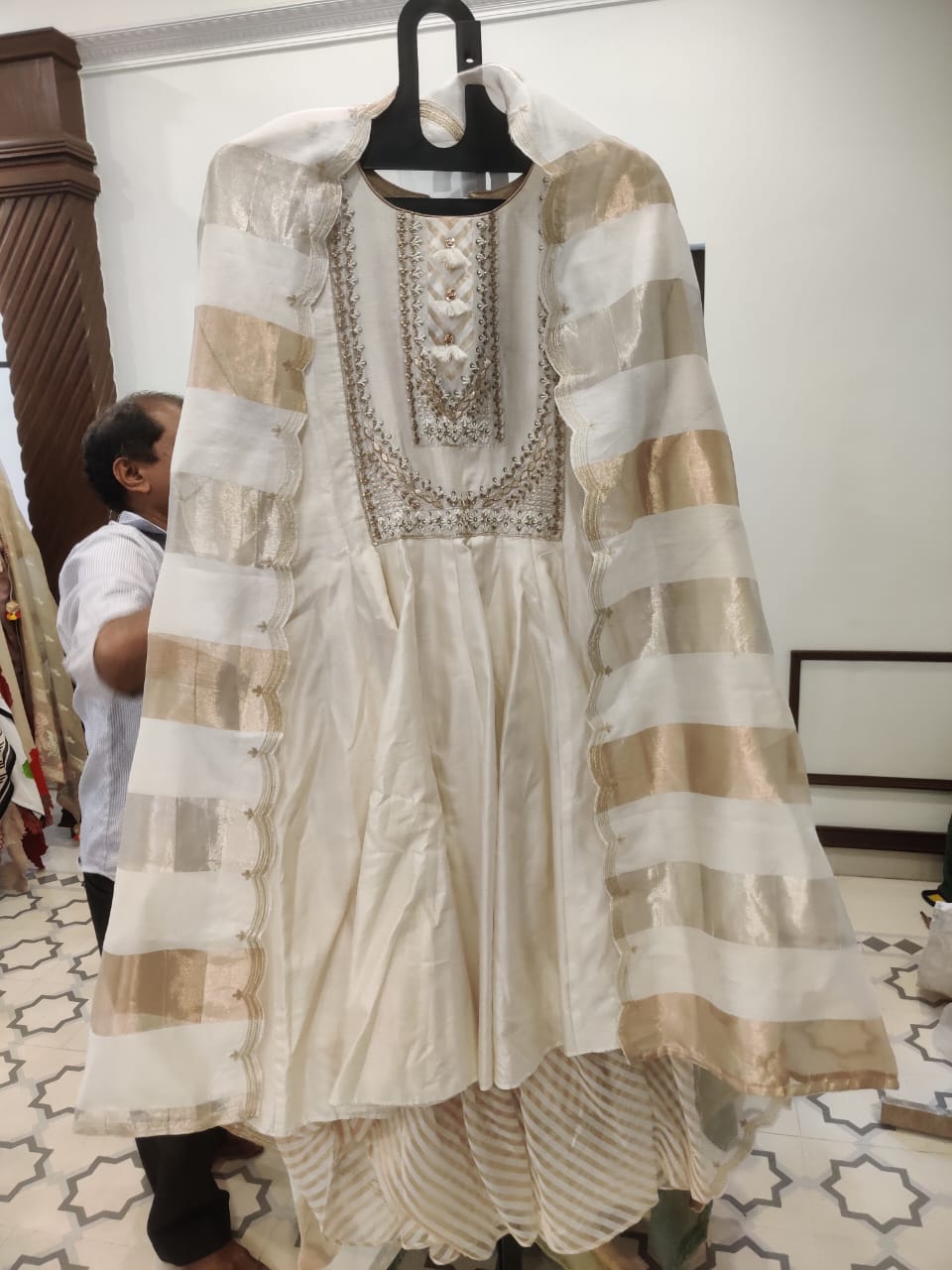 Chanderi Zari Stripe - 11