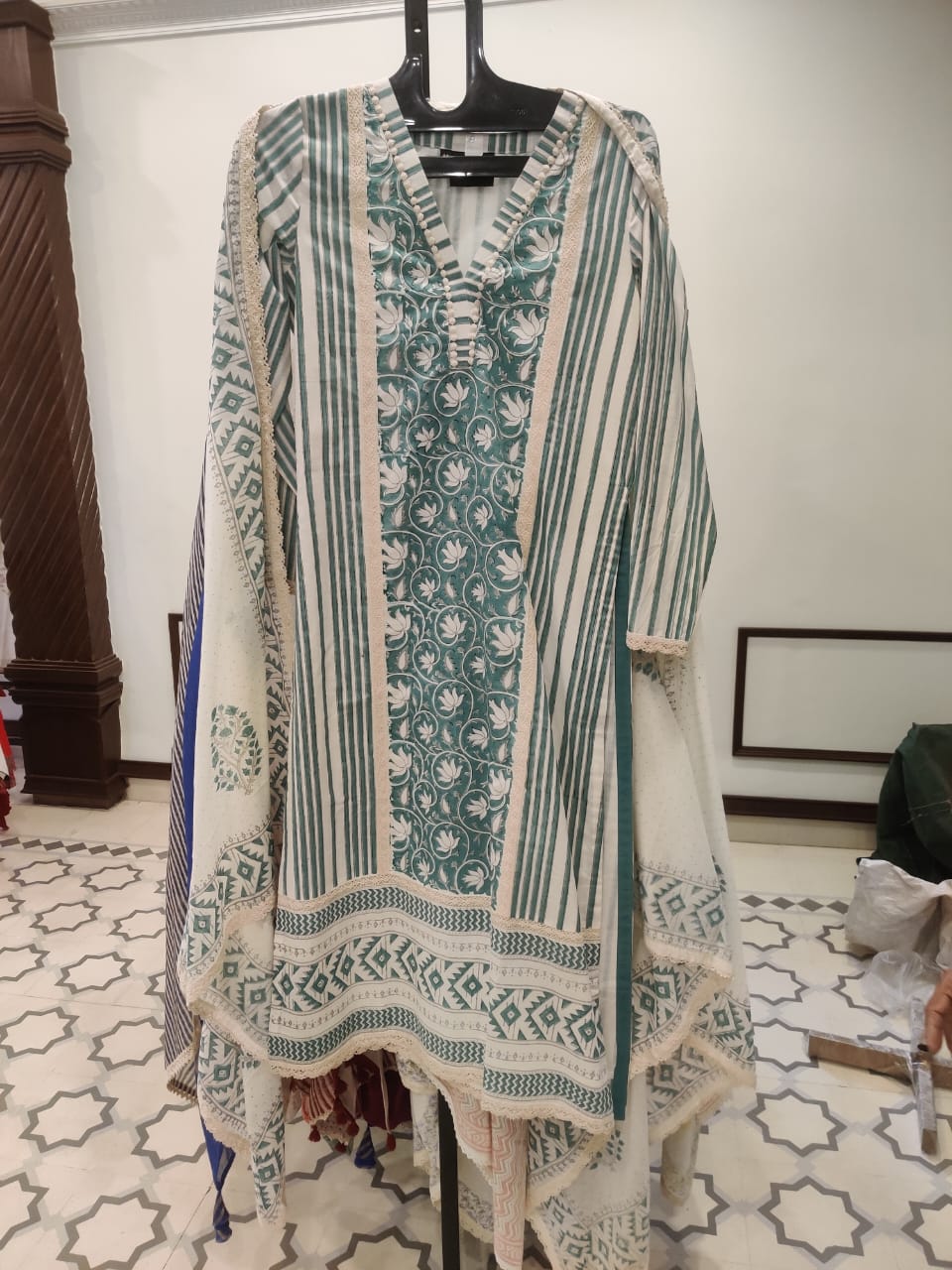 Cotton Crochet Panel Block - 136