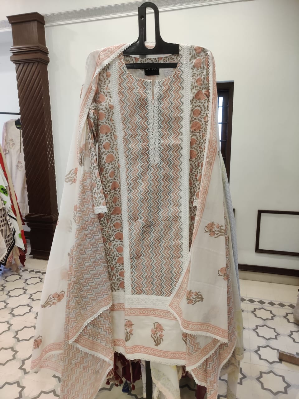 Cotton Crochet Panel Block - 137