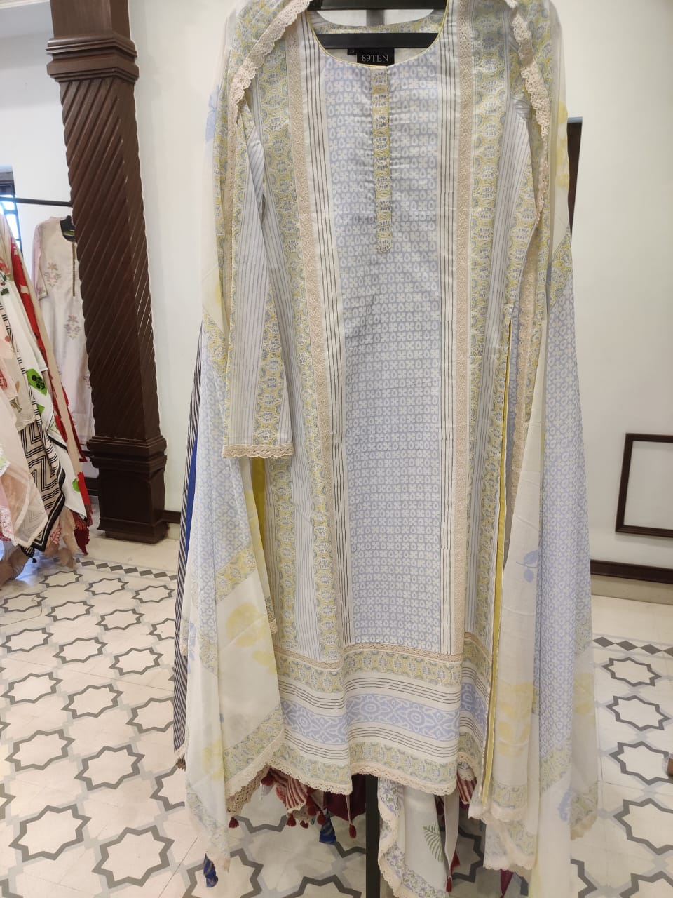 Cotton Crochet Panel Block - 139