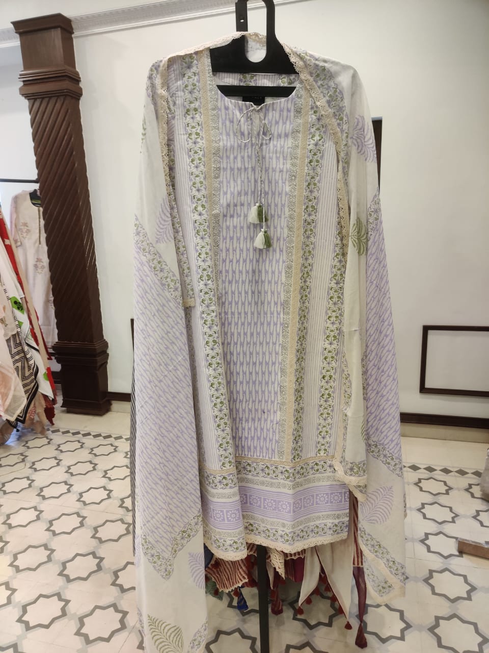 Cotton Crochet Panel Block - 140