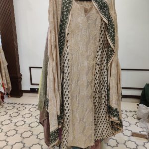 DNO149 Muslin Lucknowi Block Print - 149