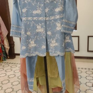 DNO164 Muslin Parsigara Work Co-Set 164