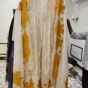 Mall Chanderi Applique Embroidery -177