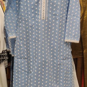 DNO198 Cotton Embroidery & Mall Hand Print Dup - 198