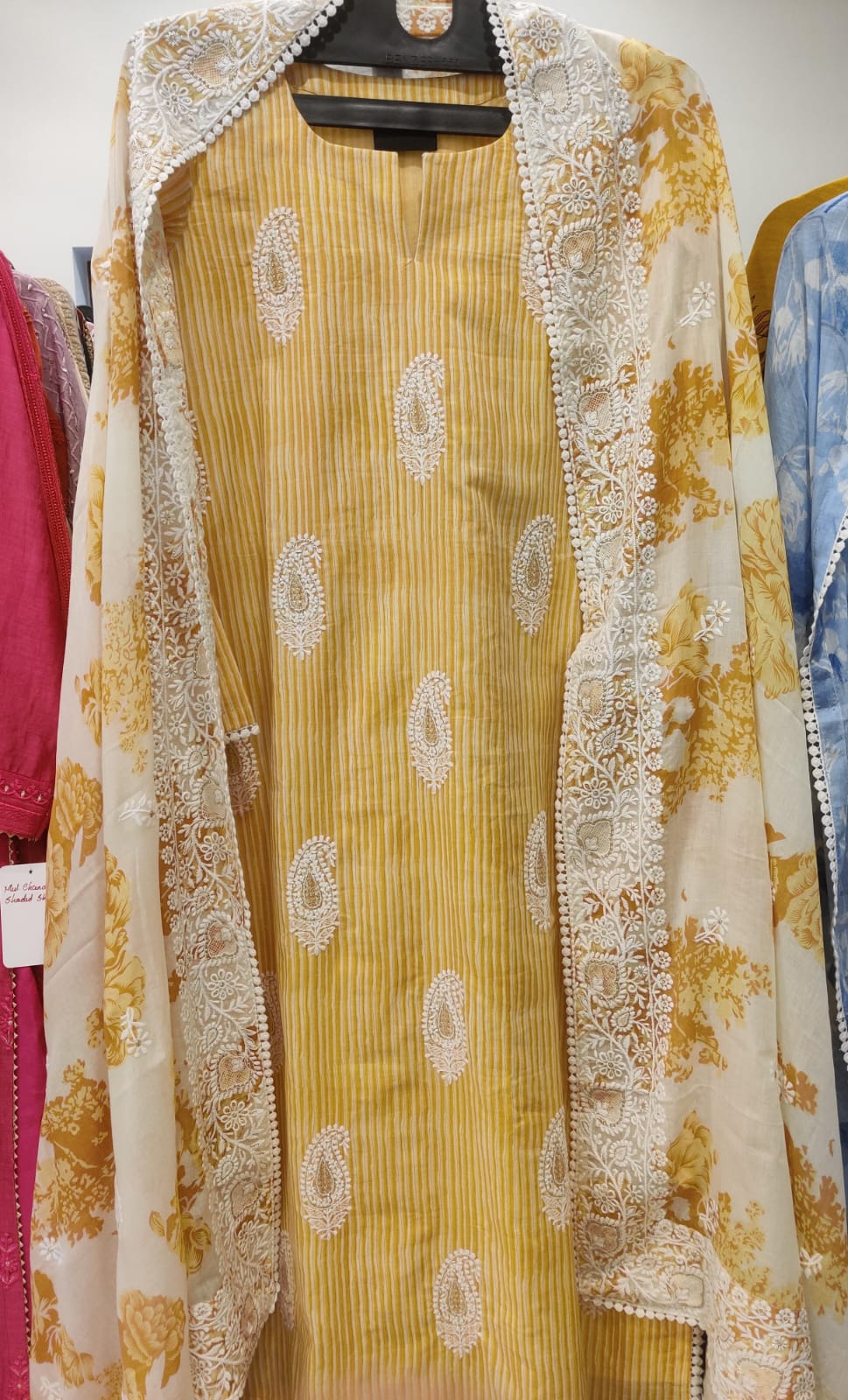 Cotton Print & Lucknowi Embroidery - 209