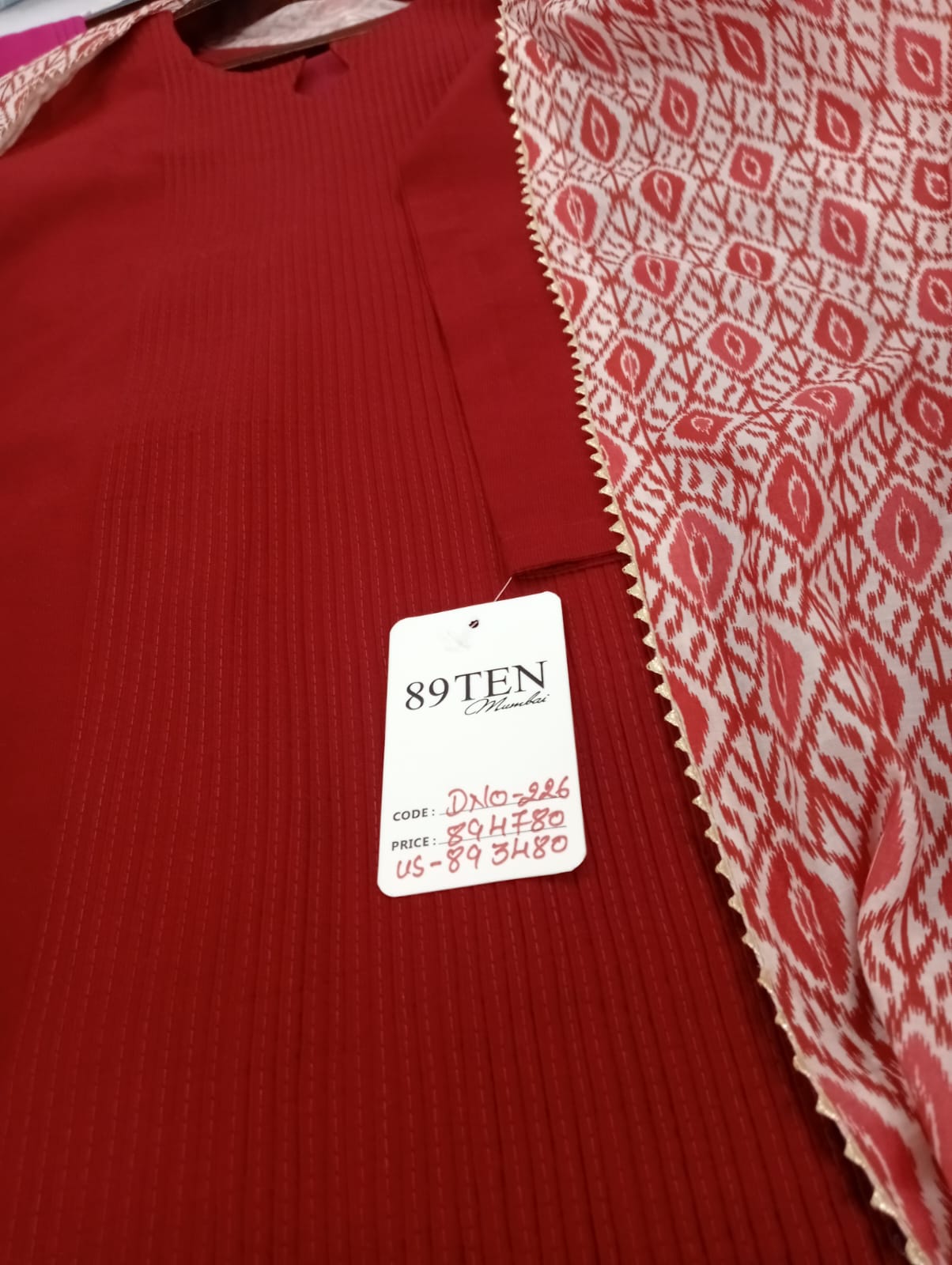 SoftSilk Pintex Katha Muslin Dup - 226