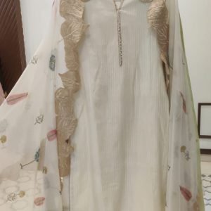 Mal Chanderi Pepal Lea Flower - 51