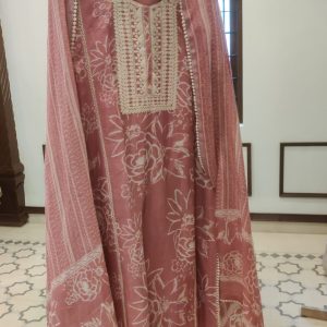 Linen Embroidery Digital Print  - 79