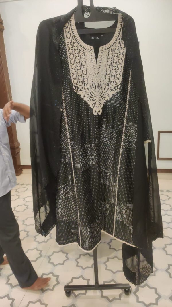 Chanderi Embroidery Digital Print - 92