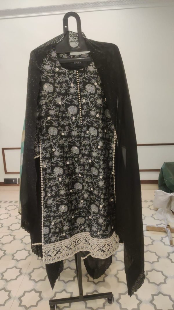 Chanderi Embroidery Digital Print - 94