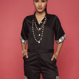P0704_0052 Giza Cotton Satin JumpSuit Co-Set 174