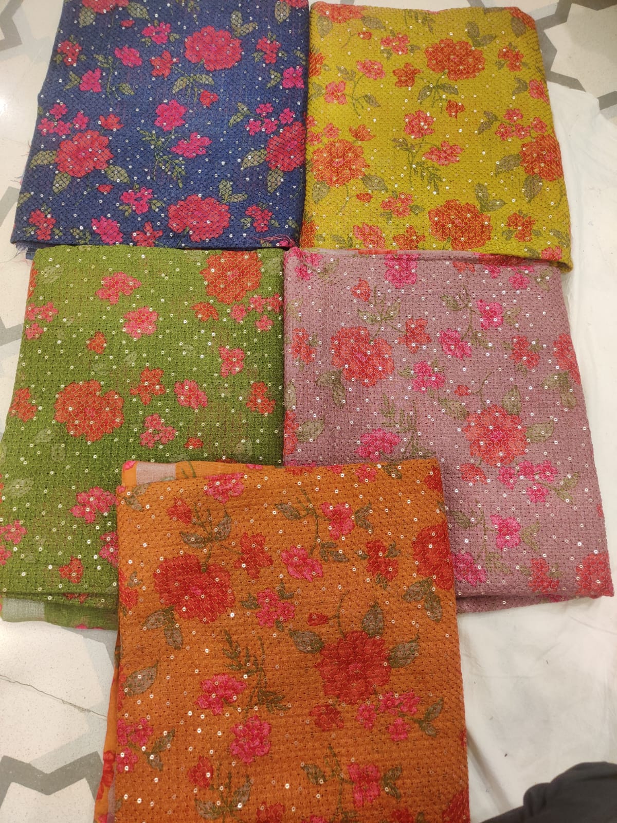 Linen Print Work- 101