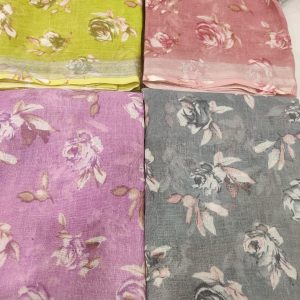 US106 Linen Print Work - 106