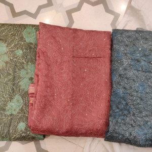 US108 Maheshwari Print & Texture Embroidery - 108