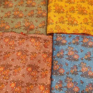 US114 Linen Print Work - 114