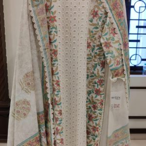 Chicken Panel Block Print (Flower Color) 114