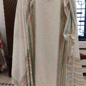 Chicken Panel Block Print (Flower Color) 116