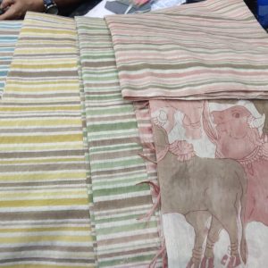 Chanderi slub print - 550B+148